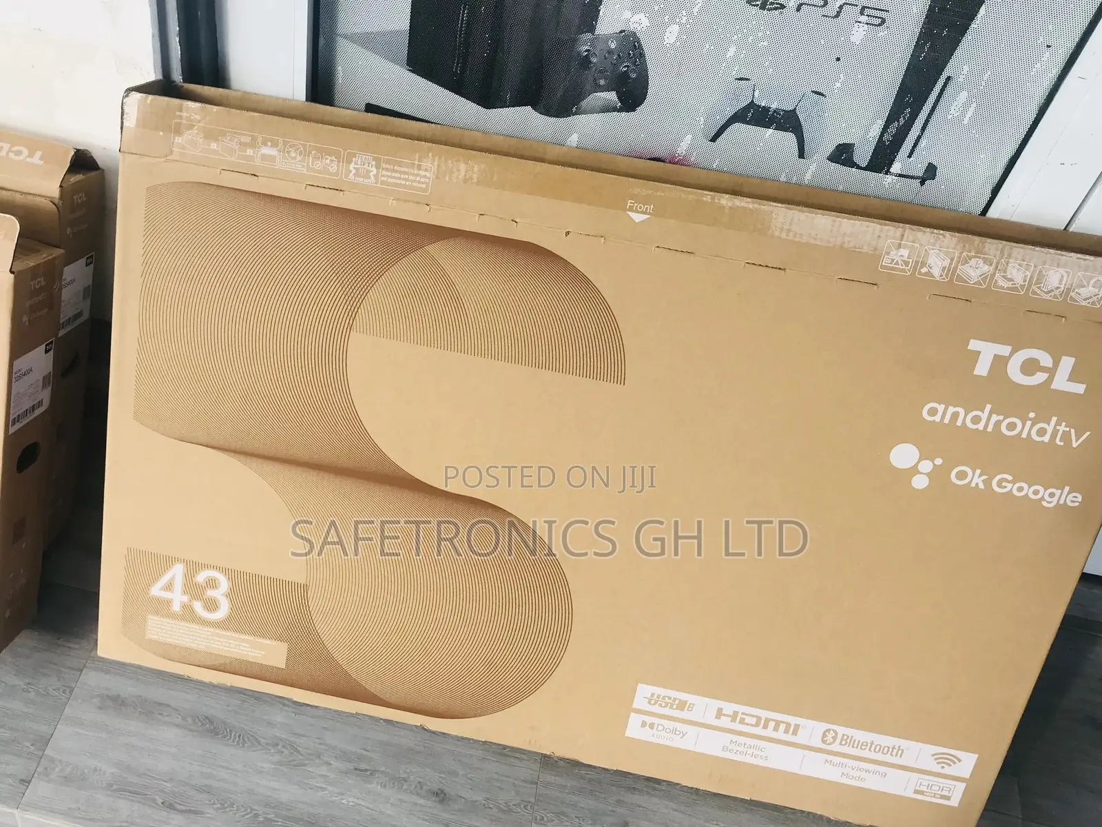 P635 Glossy LED TCL 43 HDR Smart Black Tv 