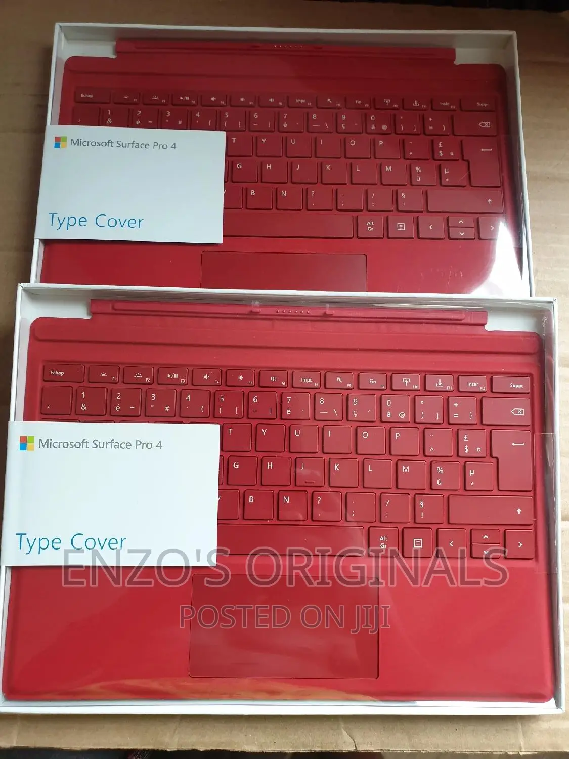 Microsoft Surface Pro 3 To 7 Keyboard New Sealed Red