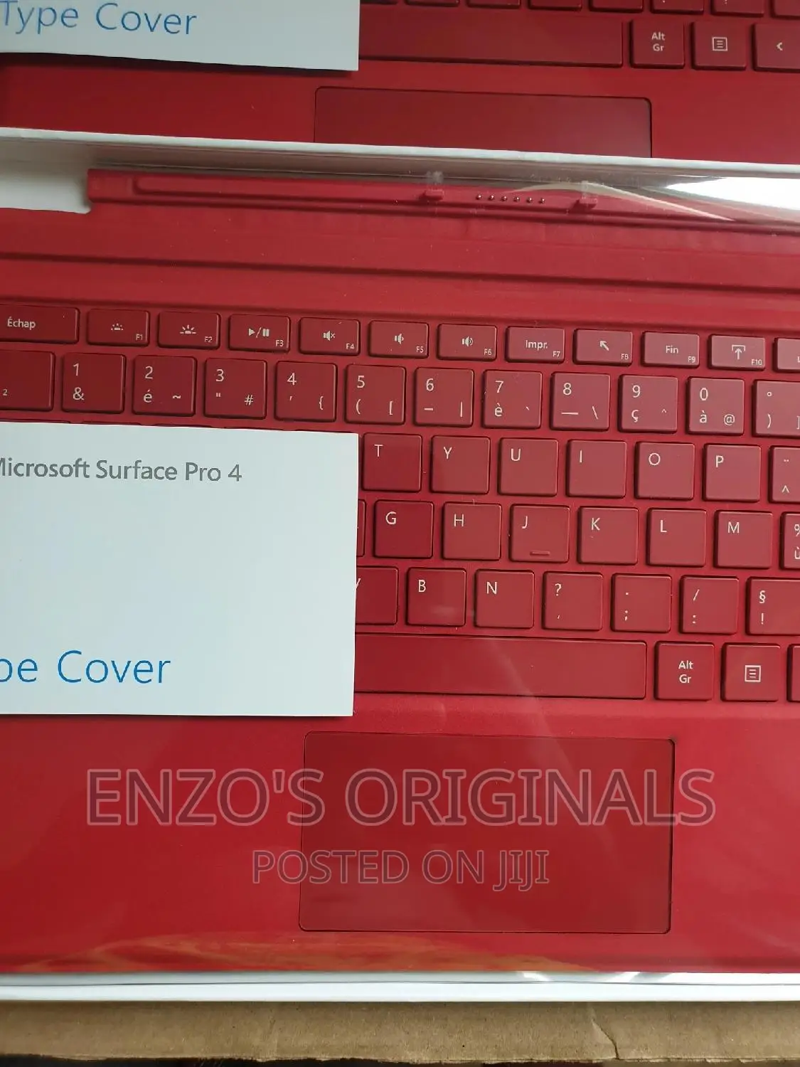 Microsoft Surface Pro 3 To 7 Keyboard New Sealed Red