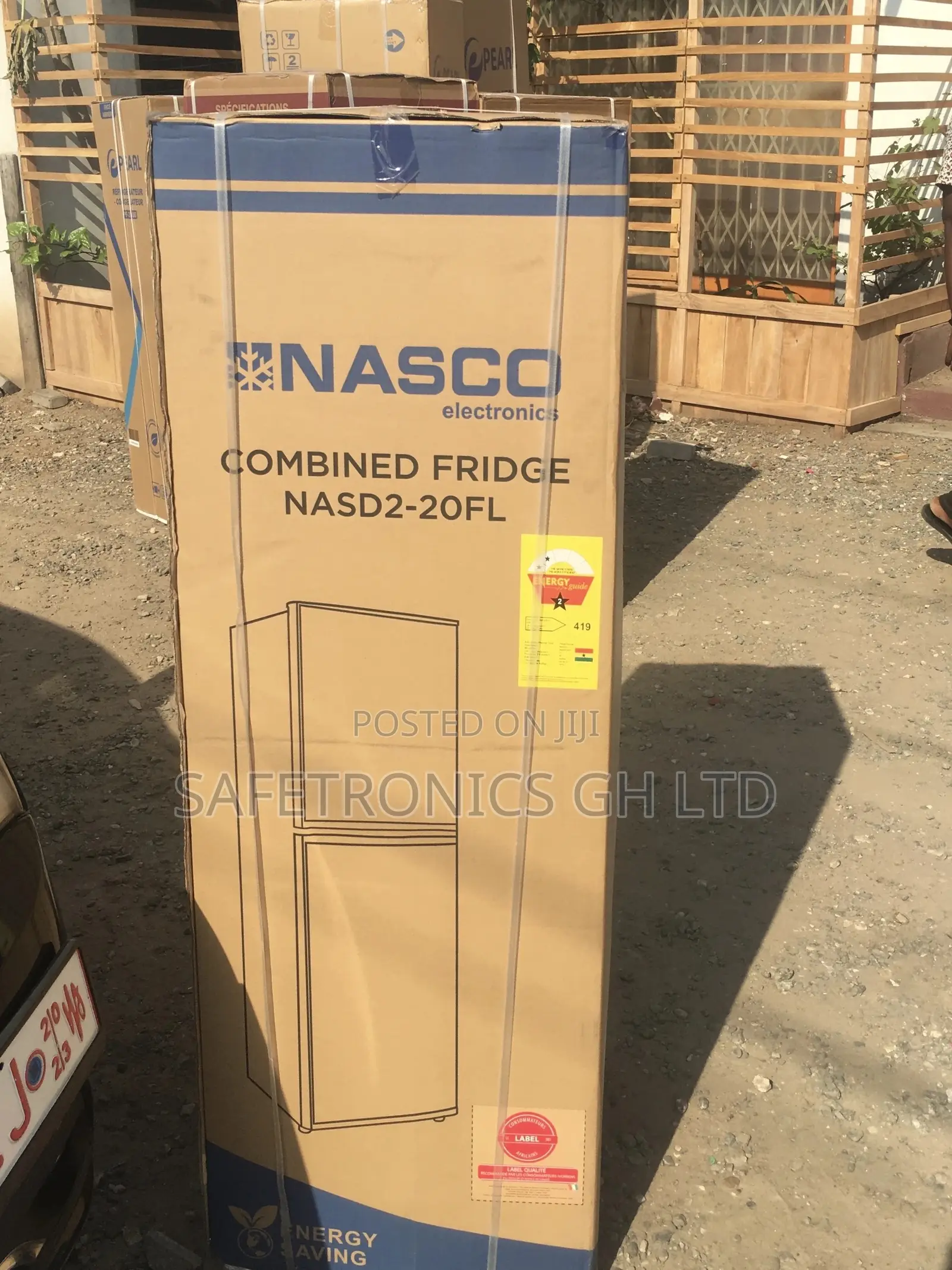 Nascod2-20fl Doubledoor Bottomfreezer Gray Lasting Fridge