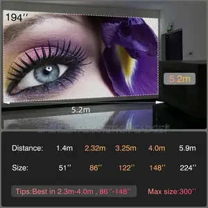 Everycom Full Hd Rd829 Projector Support 12000l 300inch
