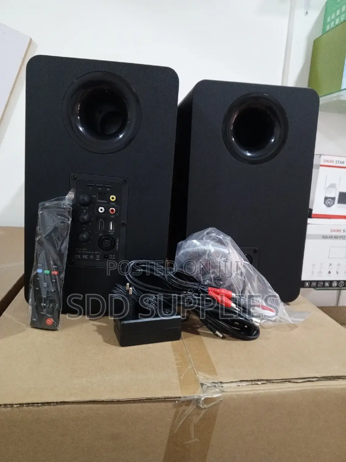 A Pair Of High Power Hifi Bookshelf Speaker Set
