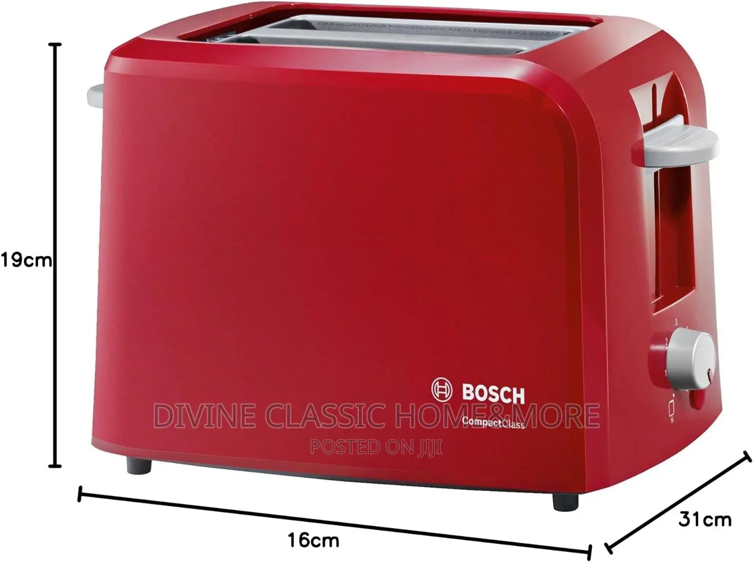 Bosch Compact Toaster With Integrated Bun Attachment