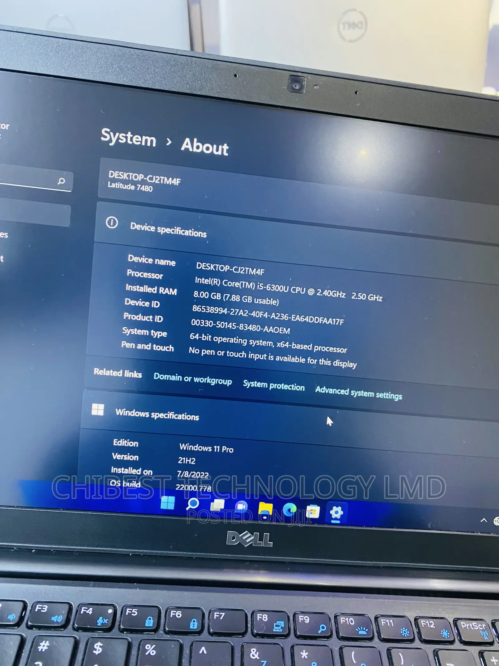 Laptop Dell Latitude 7480 8GB Intel Core I5 SSD 128GB
