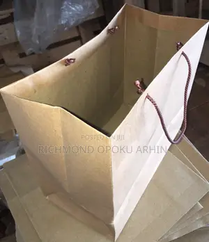 Plain Paper Bag With Handle (A4)