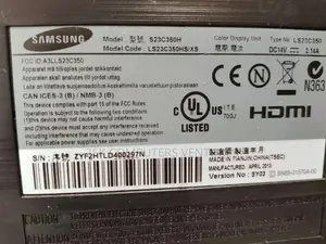 24inch Samsung Flat Screen Monitor