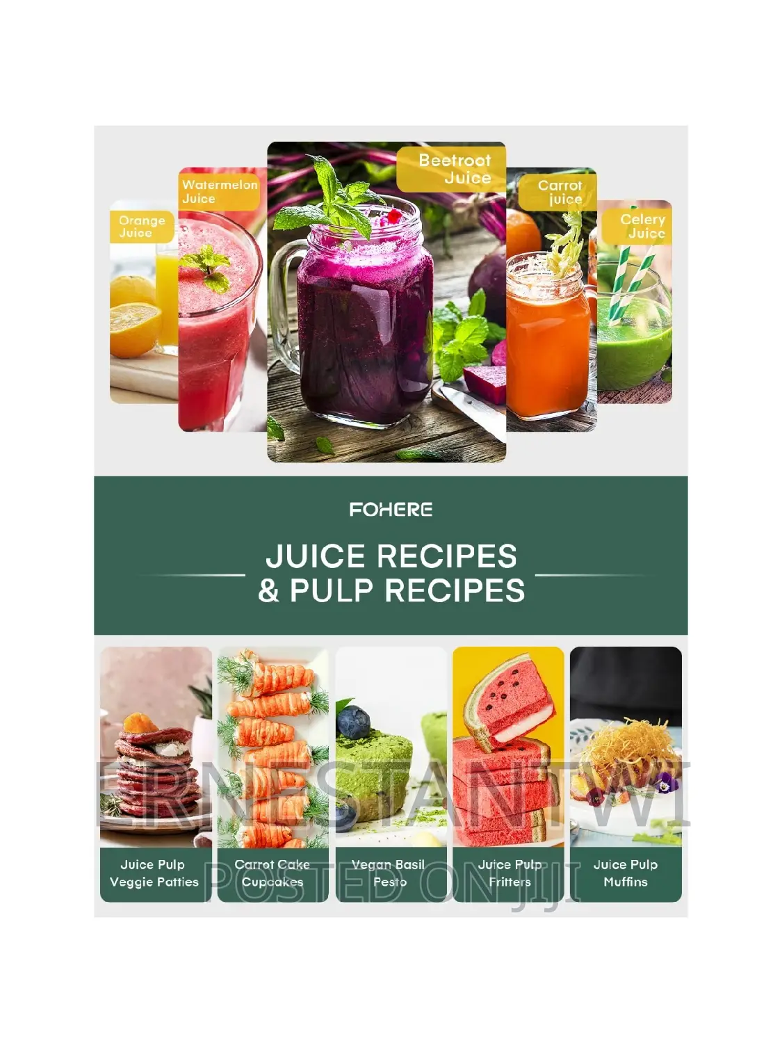 Whole Fruits and Vegetables Juicer From FOHERE, UK