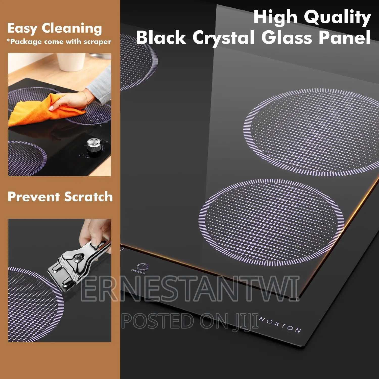 60cm Built-in Electric Ceramic Hob From NOXTON, UK
