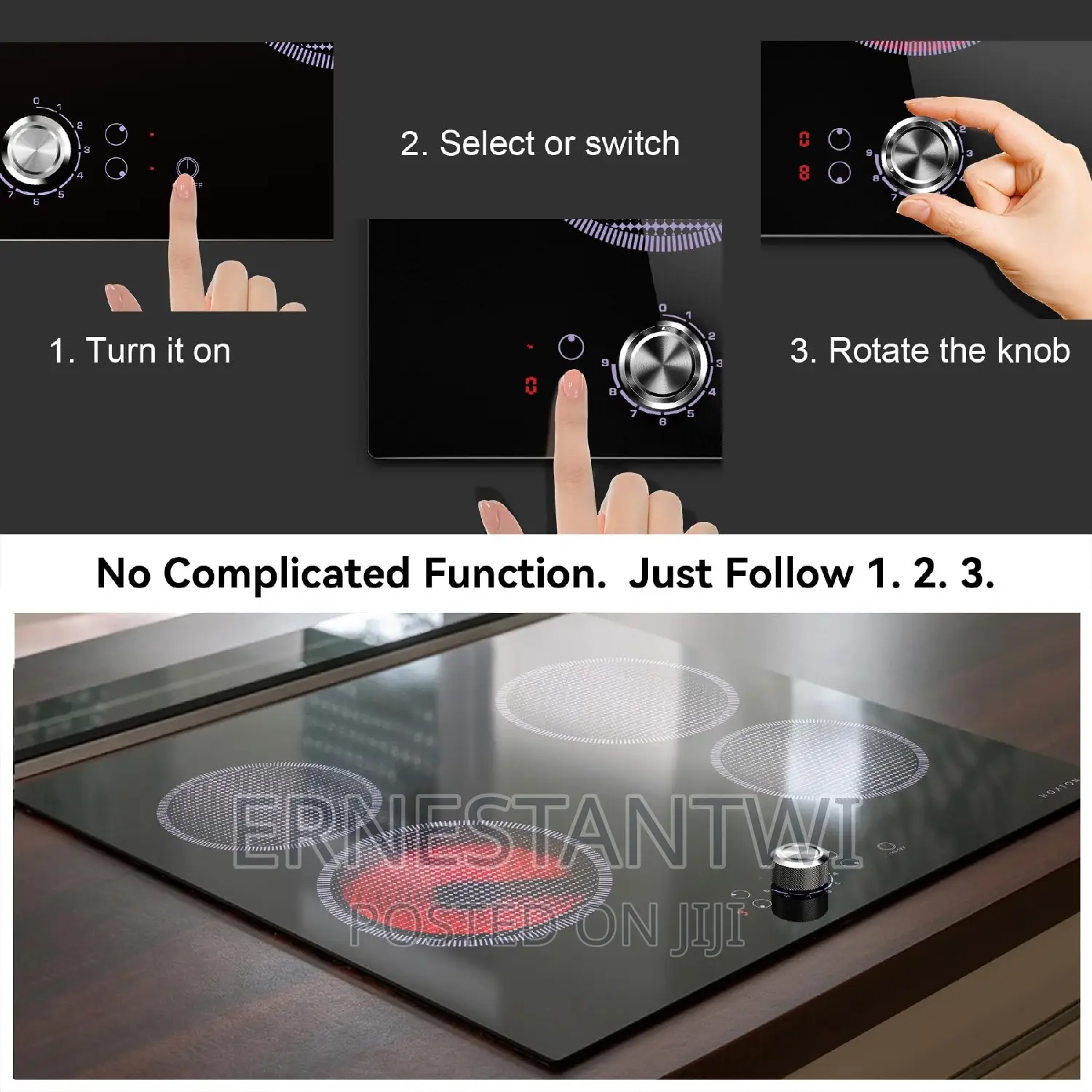 60cm Built-in Electric Ceramic Hob From NOXTON, UK
