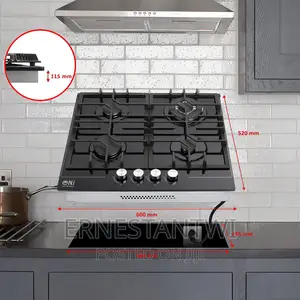 60cm Built-in Glass Gas Hob From Thermomaster, UK