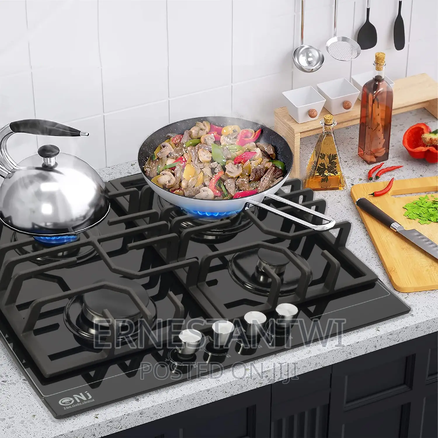 60cm Built-in Glass Gas Hob From Thermomaster, UK