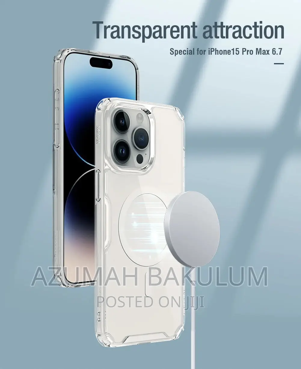iPhone 15 Pro Max/ 15 Pro/ 15+/ 15 Nillkin Nature Mag Safe