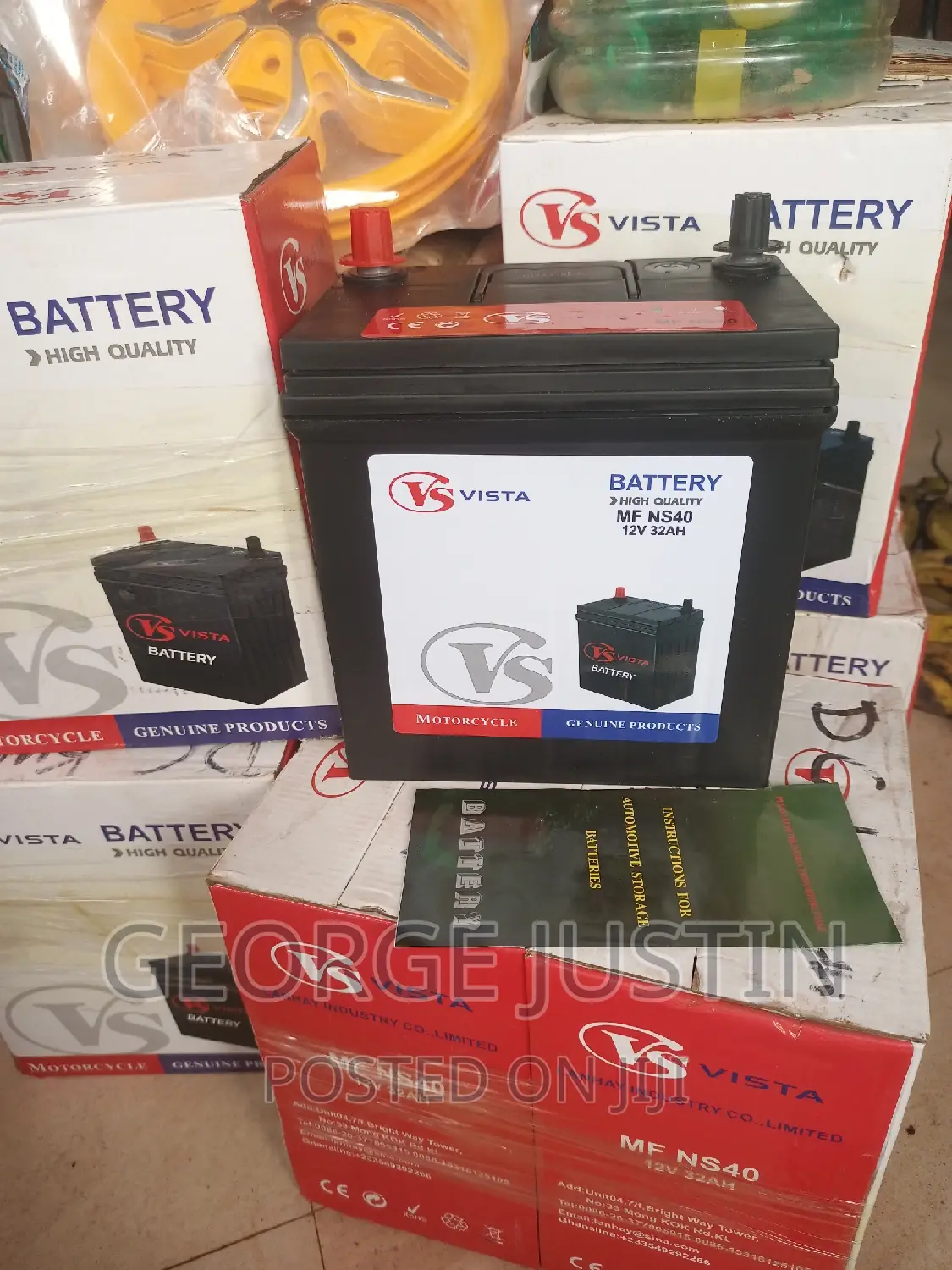 Original Battery for Bajaj TVS
