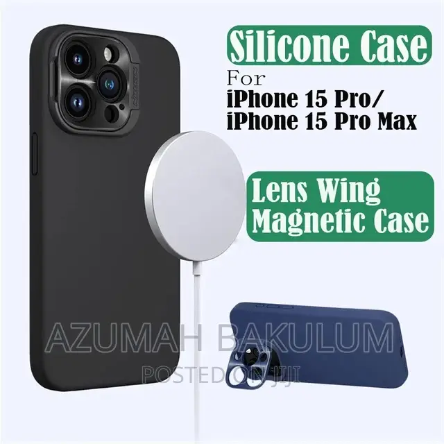 iPhone 15 Pro / 14 Pro Max Lens Wing Magnetic Siliconcase