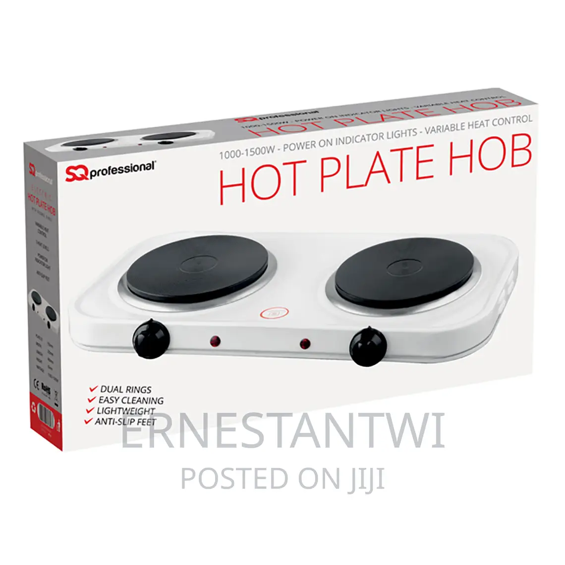 Two Burner Hot Plate From SQ Professional