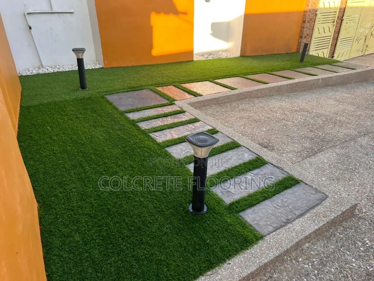 Astroturf Decorative Stamped Concrete
