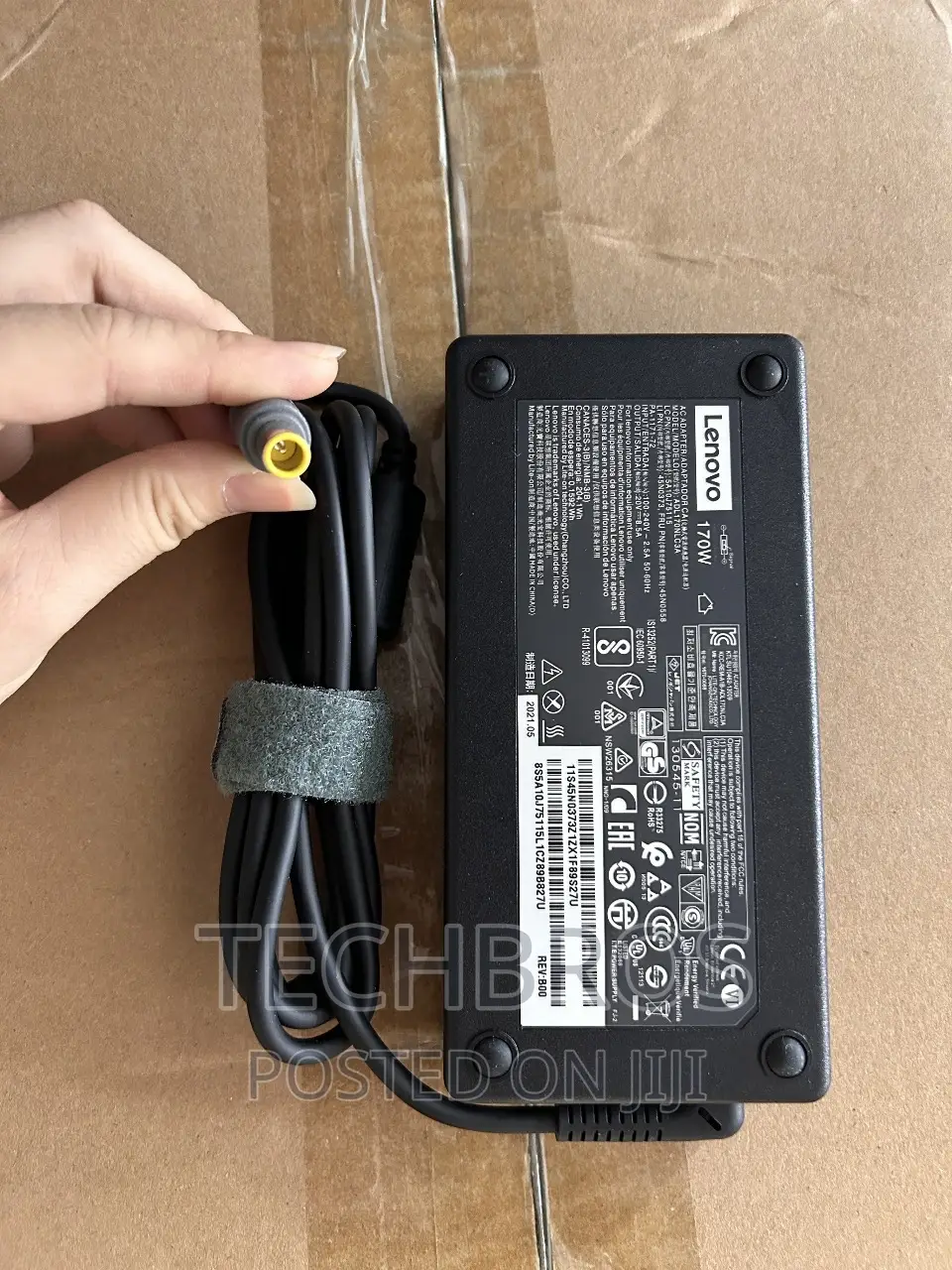 Lenovo Round Yellow Tip 170W Original Charger