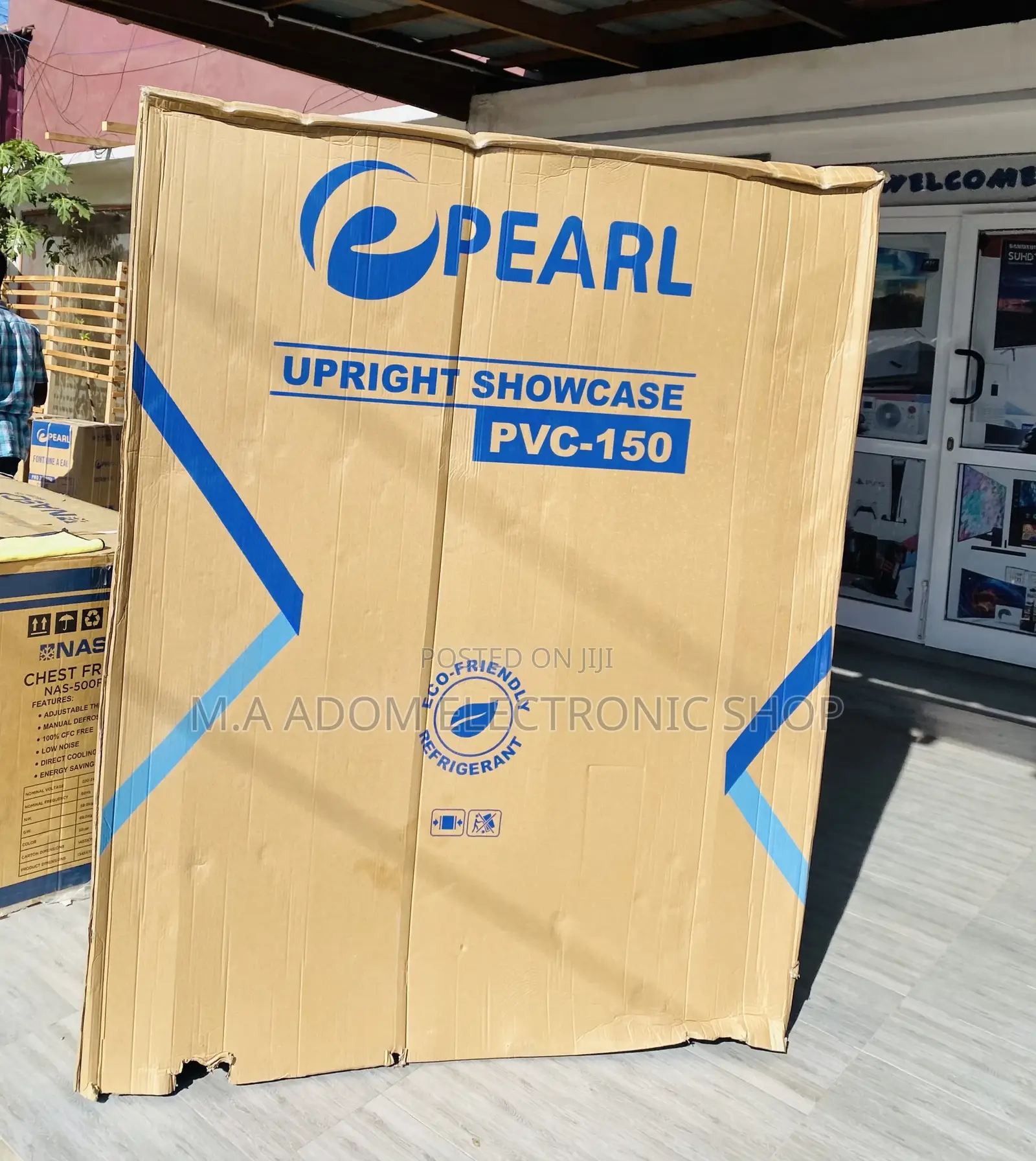 Energy Saving Pearl 950 3 Door Display Fridge(PVC-150) 