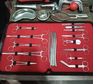 14 Pieces Delivery Set Gynacology Stainless Steel