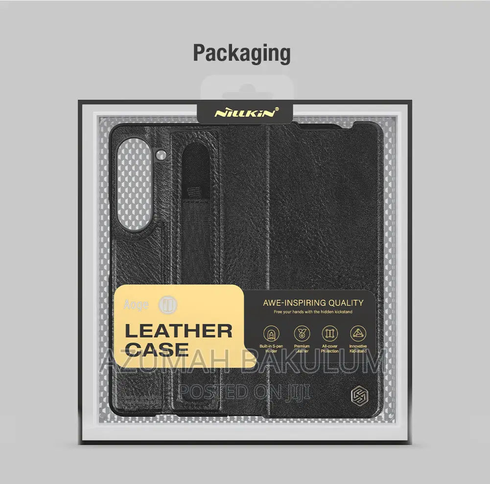 Samsung Galaxy Z Fold 5 Nillkin Aoge Leather Flip Case