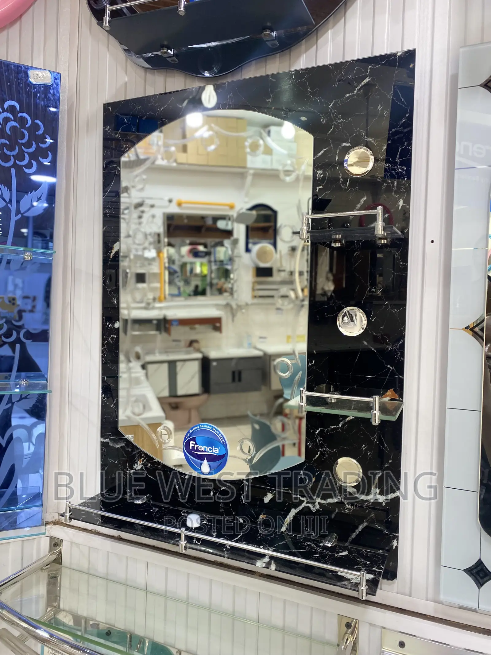 Bathroom Mirror With Shelves