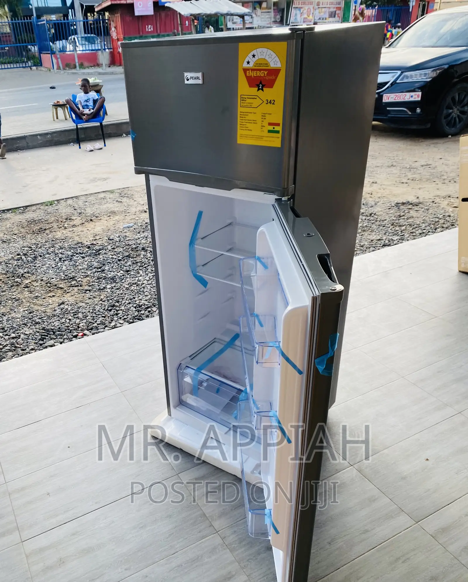 Energy Saving Pearl PF-250 Double Door Display Fridge.