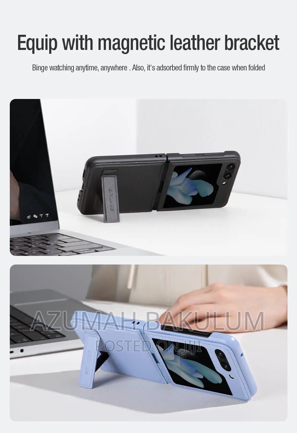 Samsung Galaxy Z Flip 5 Nillkin Qin Vegan Leather Case