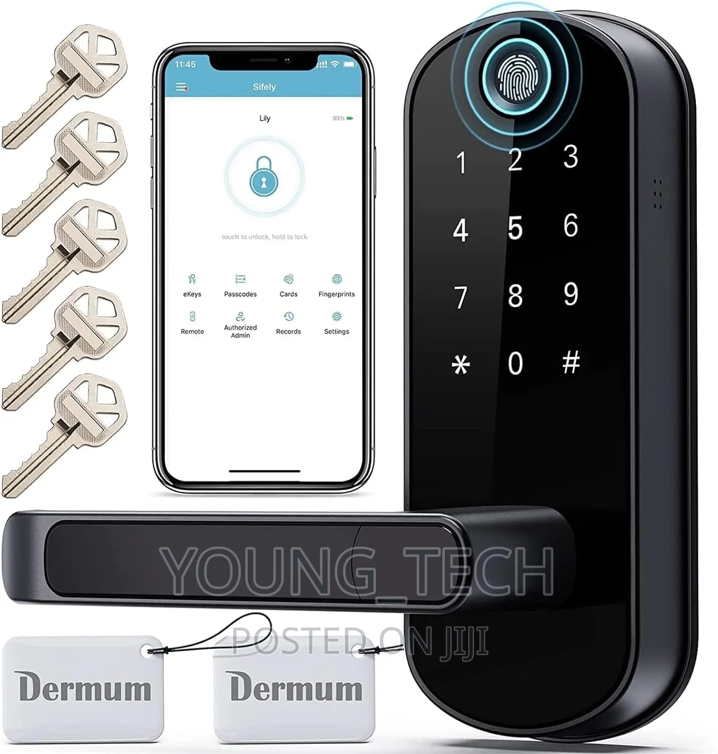 Installation of Smart Biometric Door Locks and Alarms