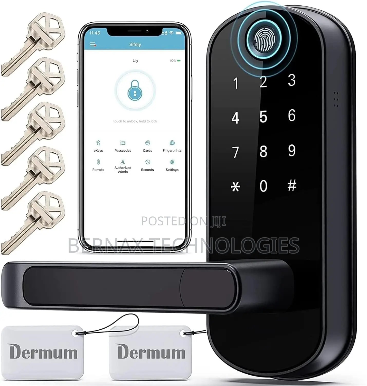 Installation of Smart Biometric Door Locks and Alarms