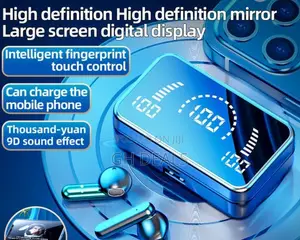 S20 Wireless Bluetooth Touch LED Stereo Audio Earphone