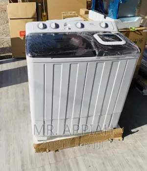 Brand New TCL 10kg Top Load Washing Machine(White/Black).