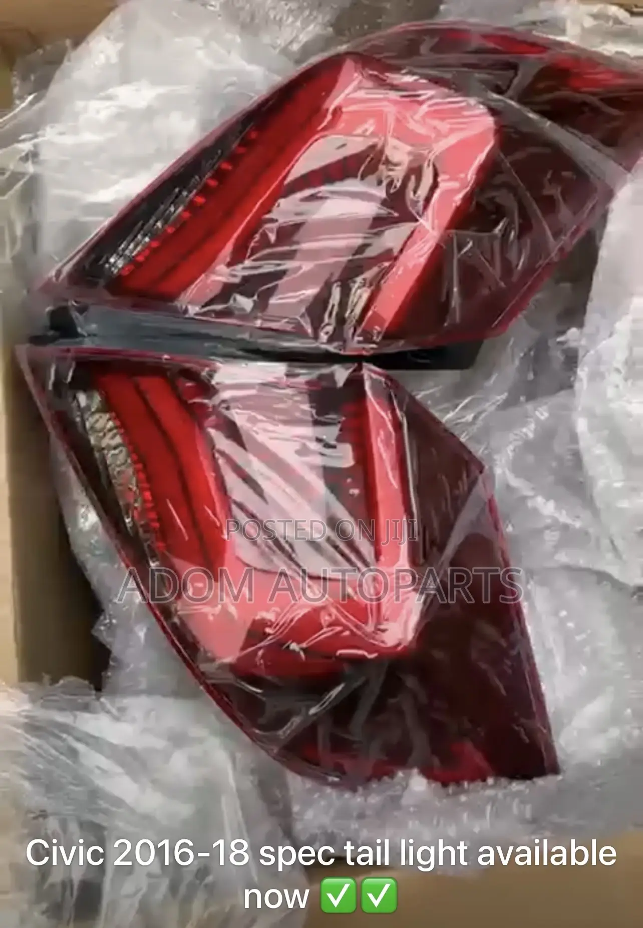 Civic Spec Taillight 2016 2017 2018 2019 2020 2021