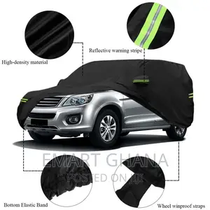 Waterproof Car Protection Cover - Xl Size- Black