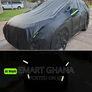 Waterproof Car Protection Cover - Xl Size- Black