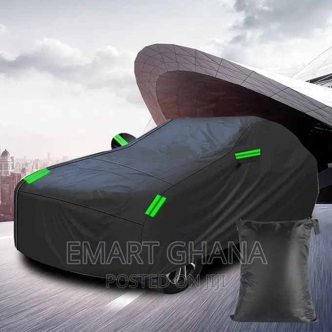 Waterproof Car Protection Cover - Xl Size- Black