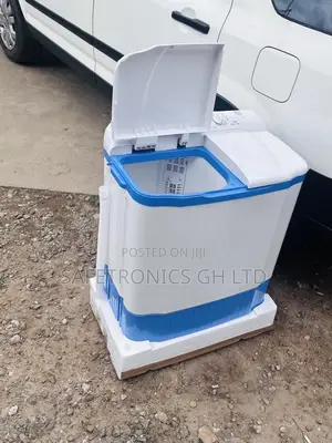 Semiautomatic Nasco 7kg Washingmachine Topload White/Blue