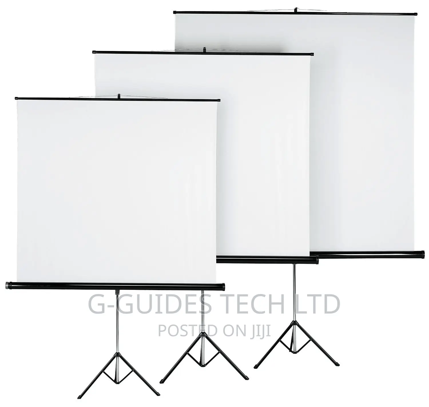 Tripod Projector Screen 243cm × 243cm (2.4 Meters)