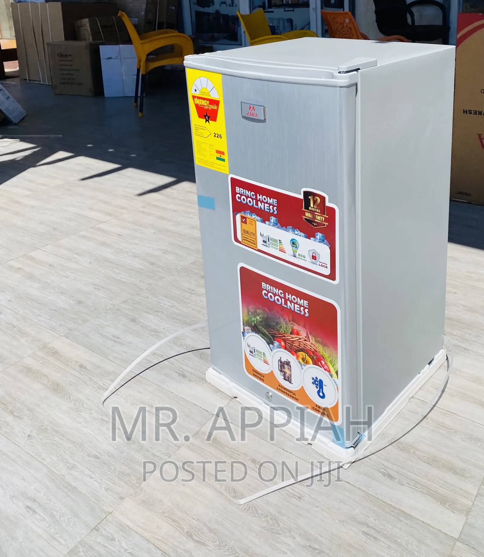 Brand New Zara 11SD Single Electric Refrigerator(Silver).