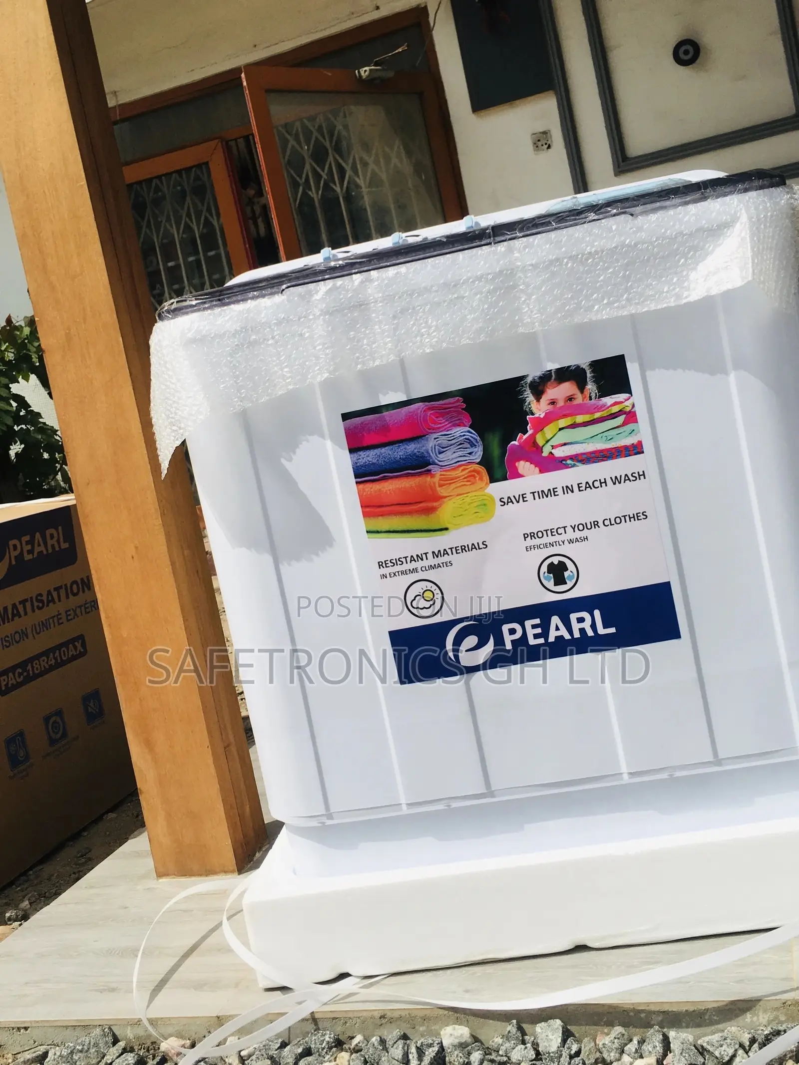 Pearl Washingmachine 12kg Semiautomatic Topload Twintub