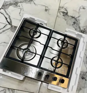 (60G40ME)Top Notch Midea 4 Gas Burner Stove(Built-In)Gray.