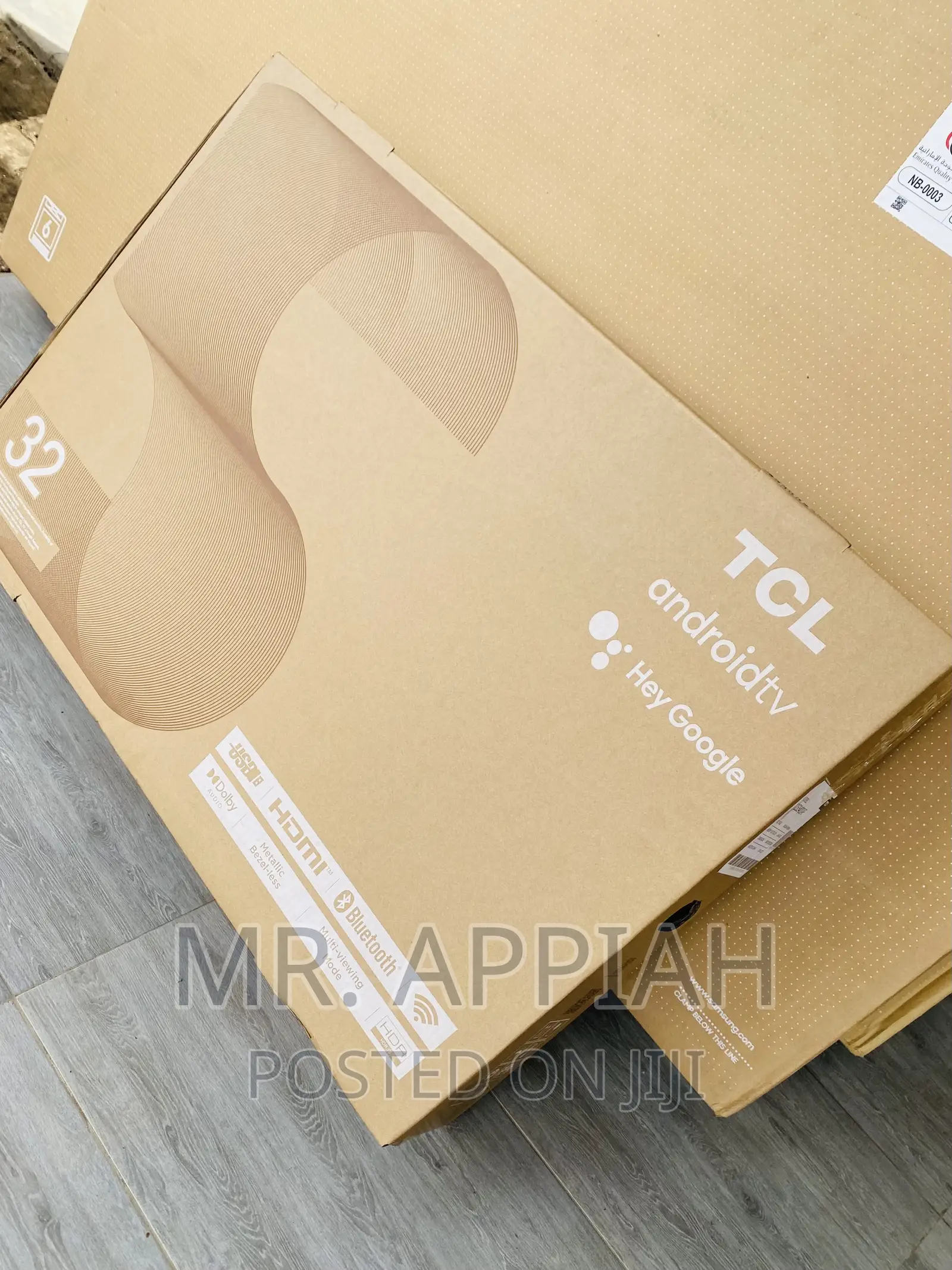 Durable TCL 32S5400 a 32 Inch HDR Google Tv(Black).