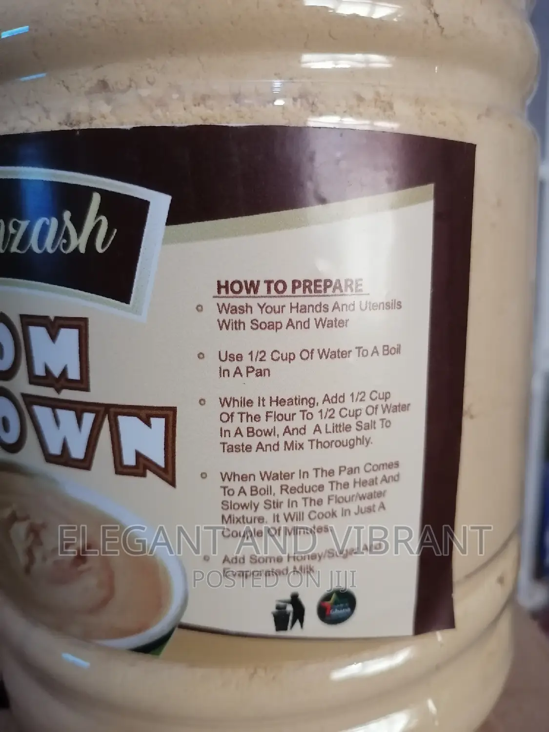Ghana Nutritional Tom Brown for Babies and Adults