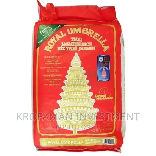 Royal Umbrella Thai Jasmine Rice – 5x5kg