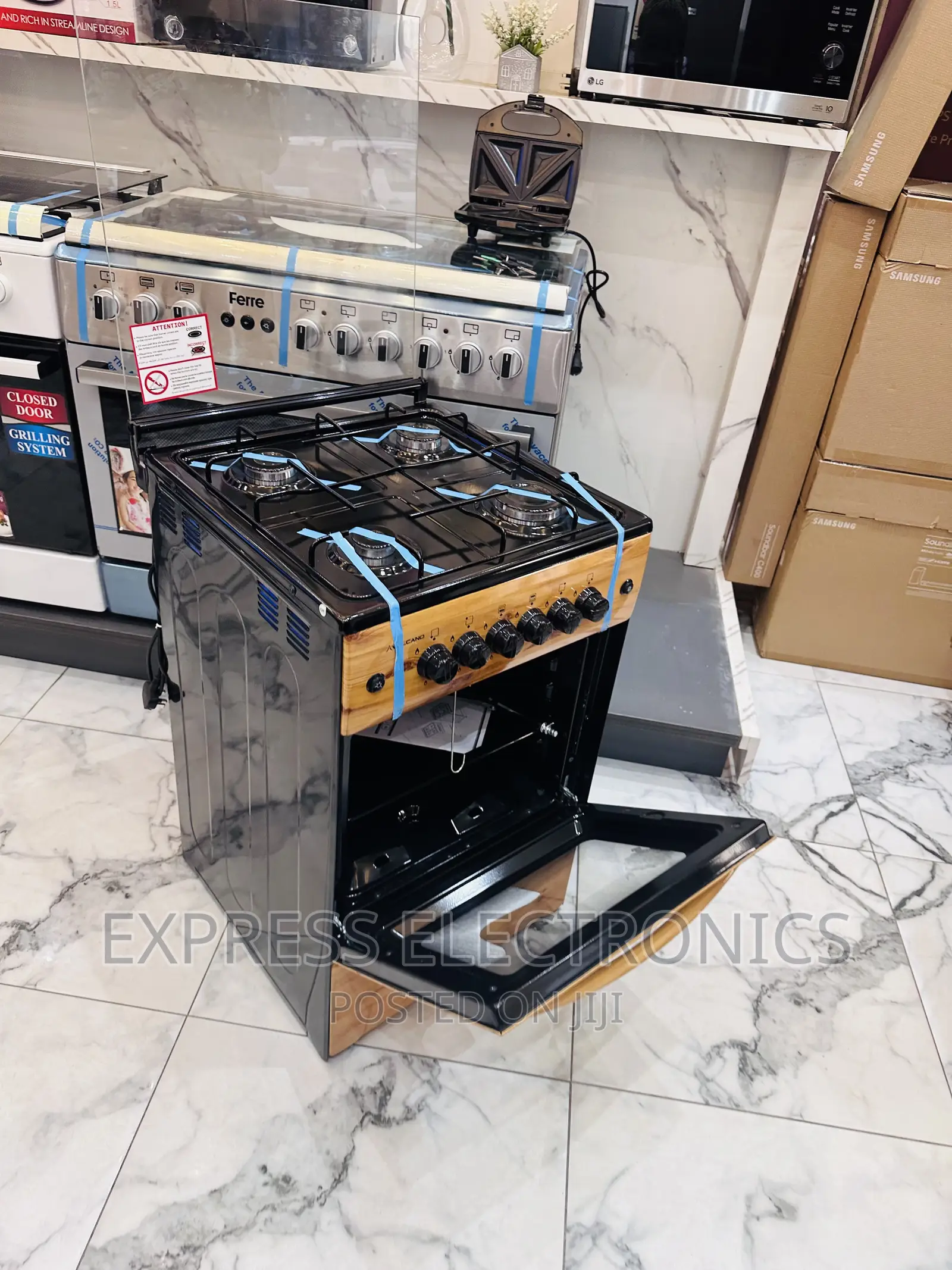 Shop the Best Light Wooden Gas Cooker 4burner 4burner