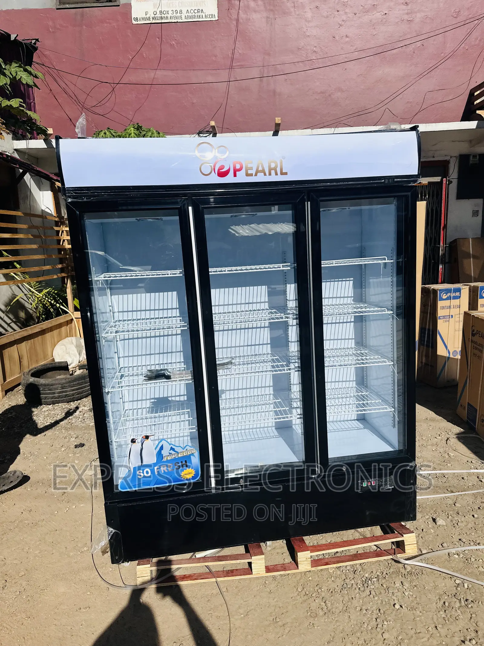 Available Now at Our Store Display Fridge Pearl PVC-150