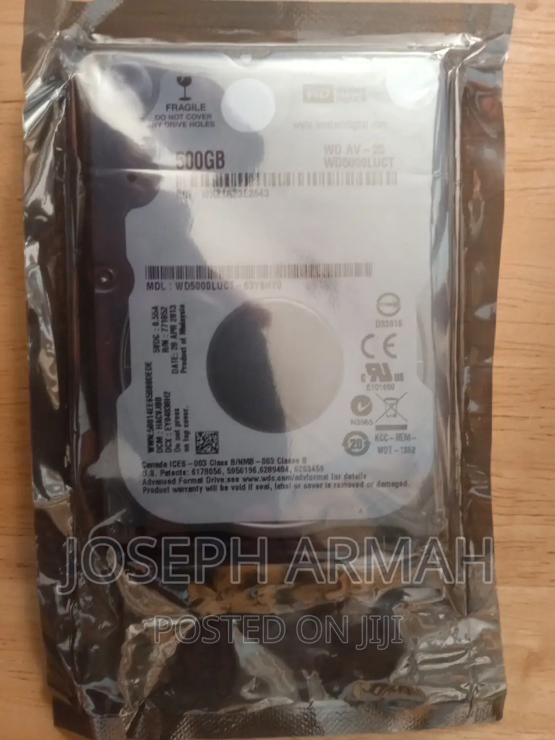 HDD 500 GIG Super Flat 4 Sale