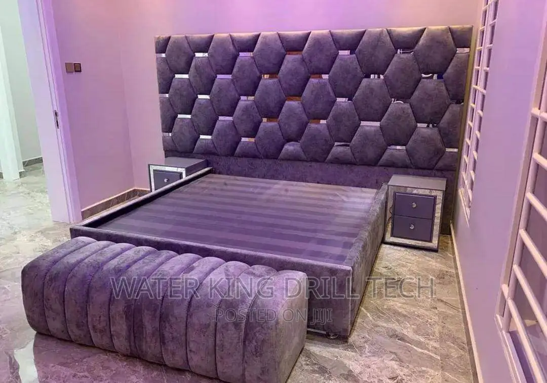 King Size Bed Frames With Side Drawers And Ottoman