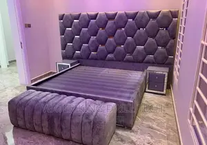 King Size Bed Frames With Side Drawers And Ottoman