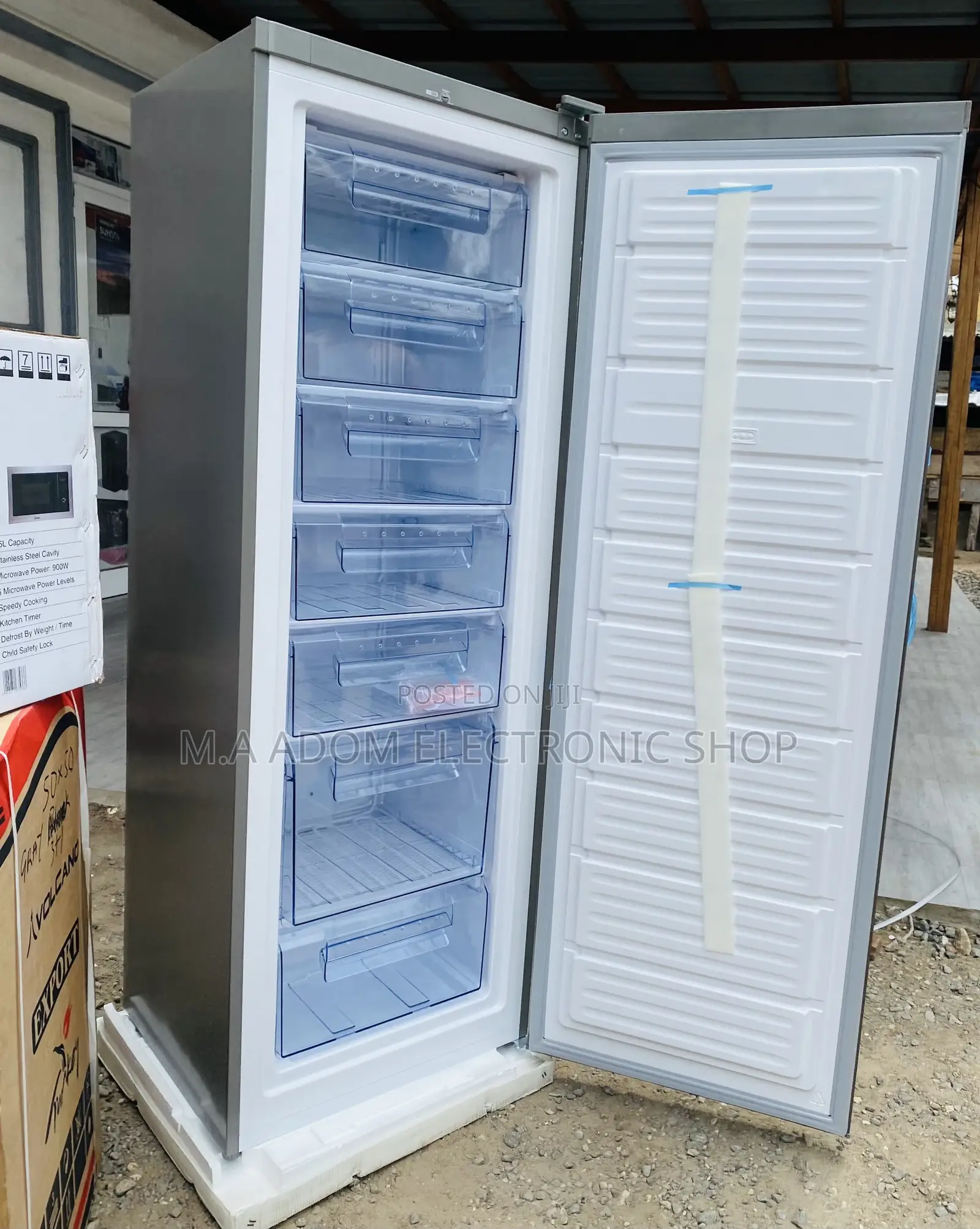 Pearl PUF-370 Single Door Upright Electric Freezer(225ltr) 