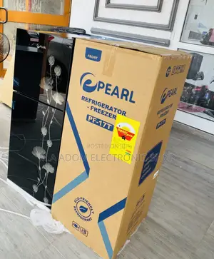 Nicely Designed Pearl PF-17T Double Door Mirror Fridge.